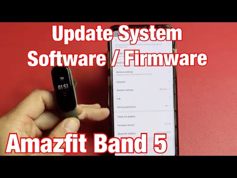 Amazfit Band 5: How to Update System Software / Firmware to Latest Version