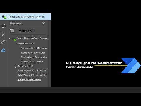 Digital PDF Signing