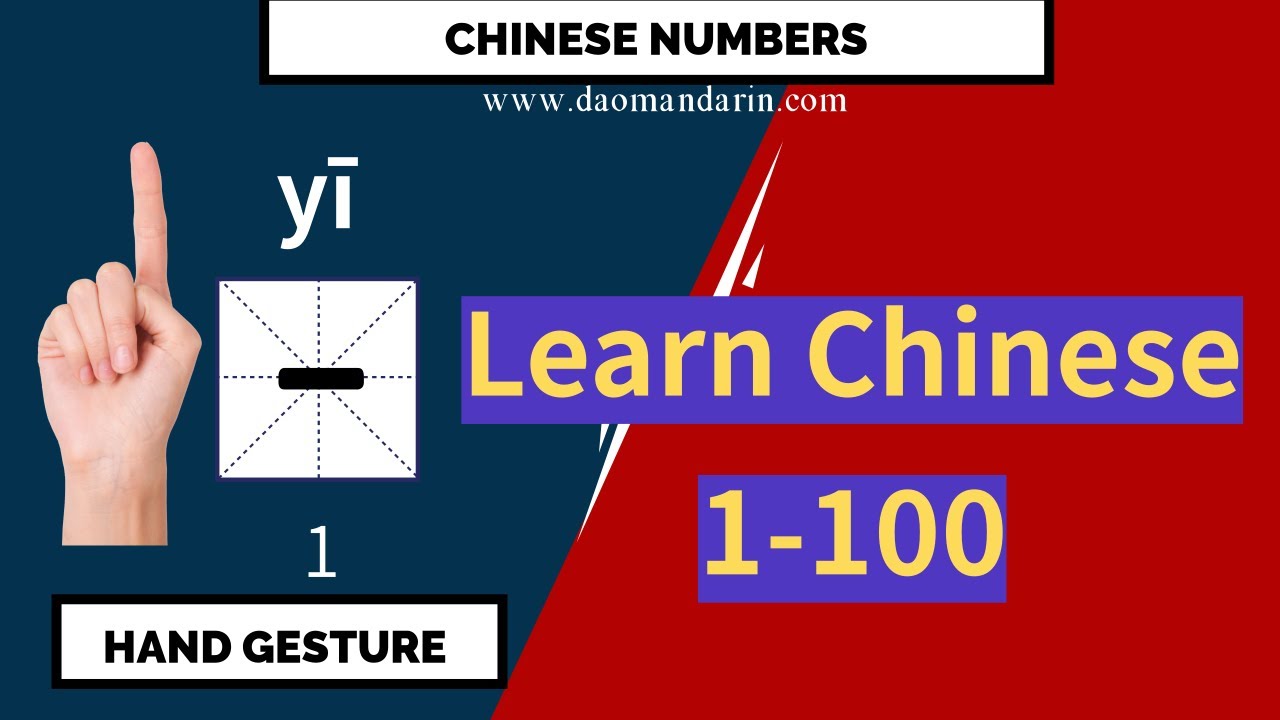 Learn Chinese Numbers 1-100 with Hand Gestures | HSK1 #mandarinlanguage