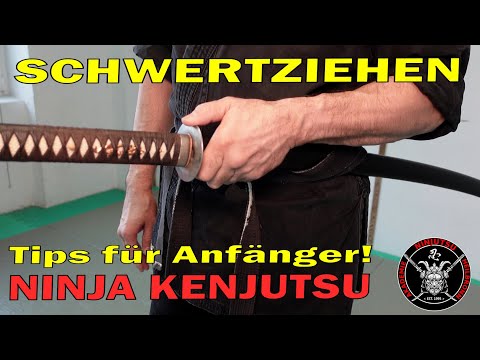 Wie zieht man ein Katana korrekt? - Ninja Kenjutsu - Ein Video, darüber, wie du es richtig machst