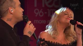 Robbie Williams &amp; Emma Bunton - 2 Become 1 Live At Heart Radio