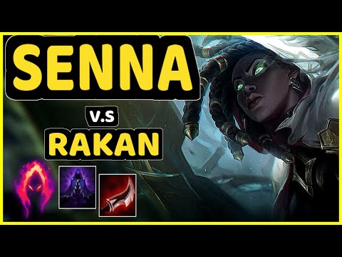 DUMBLEDOGE (SENNA) vs RAKAN - BOTTOM SUPPORT GAMEPLAY - EUW Ranked GRANDMASTER