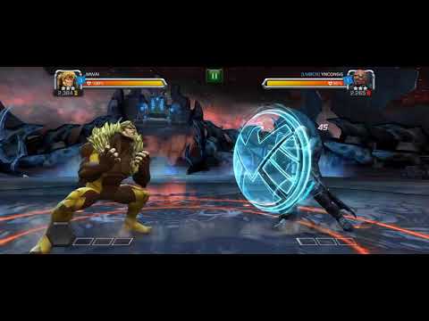 Marvel Contest of Champions - Sabertooth vs Nick Fury