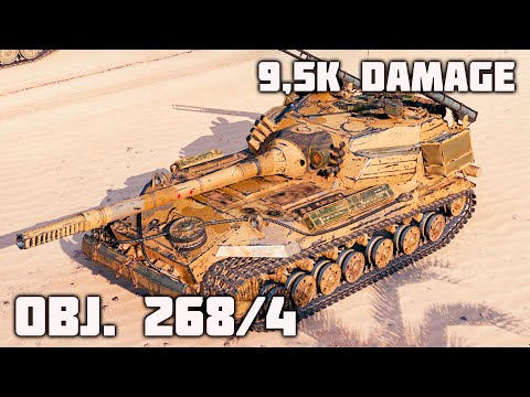 Object 268 Version 4 WoT – 1Kills, 9,5K Damage