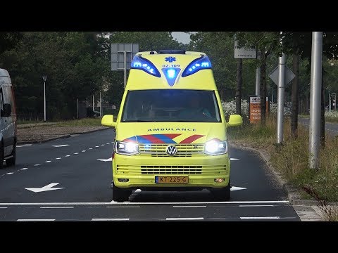 A1, Silverline Ambulance 02-109 Grou naar het Medisch Centrum Leeuwarden