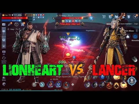 MIR 4 | LIONHEART VS LANCER | PVP 1V1 #mir4 #wemade #mmorpg #pvp