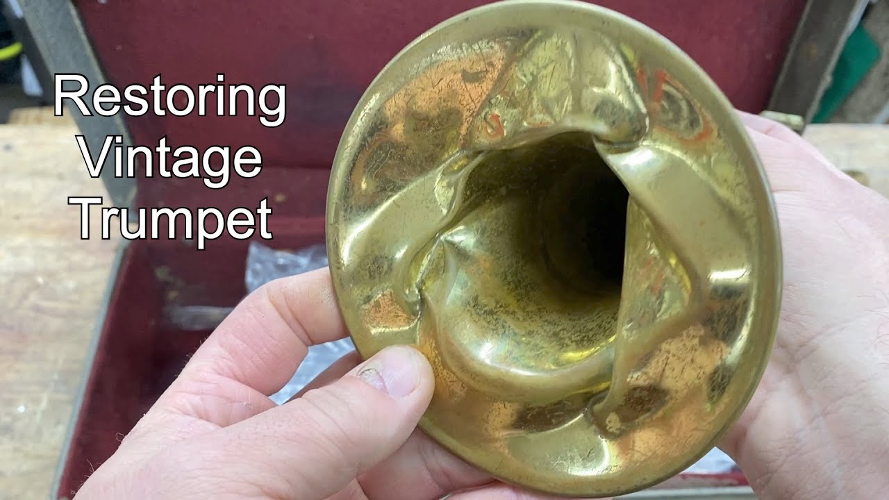 Watch video Restoring Vintage Trumpet- Band Instrument Repair- Wes Lee Music Repair Now Restoring Vintage Trumpet- Band Instrument Repair- Wes Lee Music Repair
