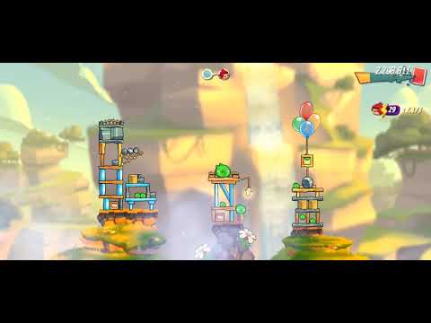 Let's Play - Angry Birds 2, Level 13, Cobalt Plateaus - Feathery Hills