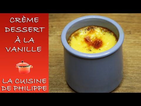 Crème dessert à la vanille ou crème aux œufs