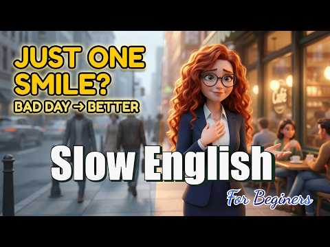 Can One Smile Save a Bad Day? (Real Story) – Easy English Listening Practice (A2-Level)