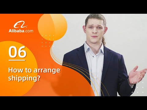Part of a video titled How does shipping work on Alibaba.com - YouTube