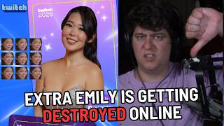 Extra Emily is getting DESTROYED online after Twitch made her a Twitch Ambassador
