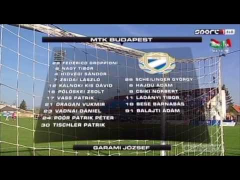 19.04.2013 Hungarian League FGSZ Siófok-MTK 2-1 highlights