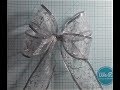 4 loop wire ribbon bow