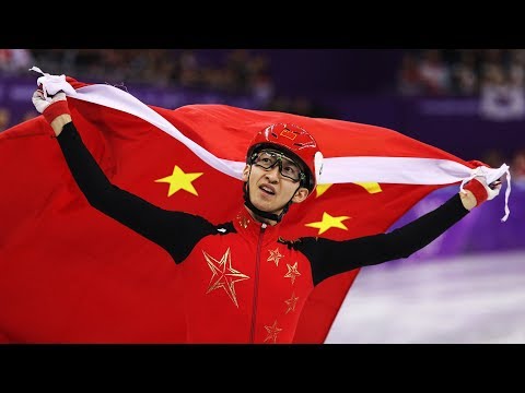 China's Wu Dajing wins men's 500m short-track speed skating at PyeongChang