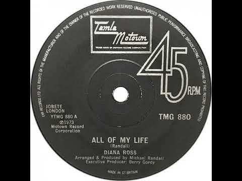 UK New Entry 1974 (1) Diana Ross - All Of My Life