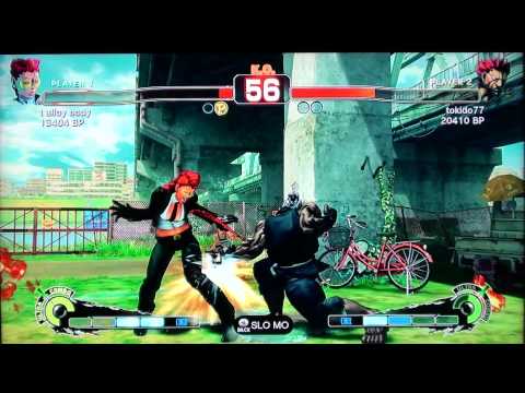 Super Street Fighter IV - Crimson Viper (t alloy body) Vs. Akuma (tokido77) - HD Online Match
