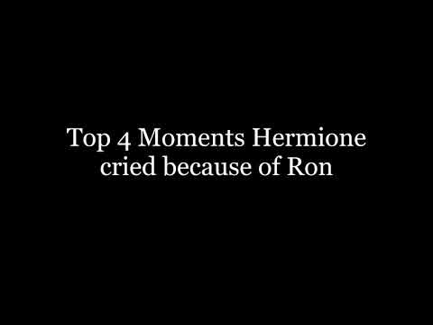 Top 4 moments Hermione cried because of Ron