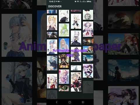 Aplicativo simples de papel de parede de anime AnimeInk feito com flutter e Nekos Api