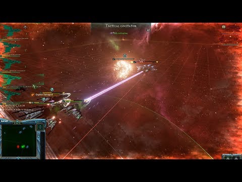 Eldar Corsairs (Ulthwe) vs TAU Empire! Rank 53 - Battlefleet Gothic Armada