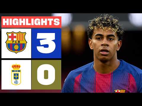 FC BARCELONA 3 - 0 REAL OVIEDO | HIGHLIGHTS LALIGA EA SPORTS