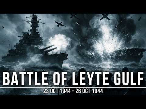 Fall Asleep To | The ENTIRE Battle of Leyte Gulf | Pacific War 1944 | WW2 War Documentary