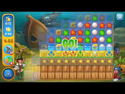 Fishdom level 490 Gameplay (iOS Android)