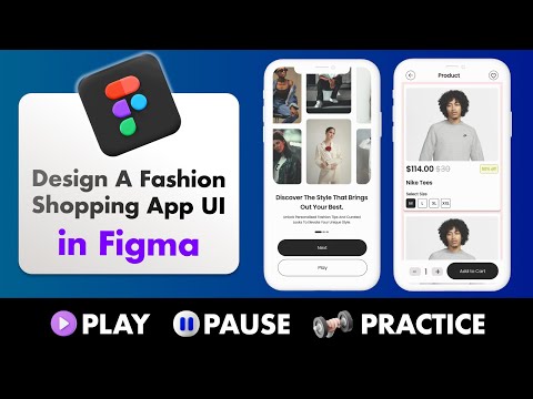How to Design a Fashion Shopping App UI in Figma | Step-by-Step Tutorial