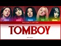 G I DLE TOMBOY Color Coded Lyrics Eng Rom Han