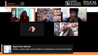 "Poesía y verdad", en I Coloquio internacional de Poesía y Filosofía (México), 11 de enero de 2021