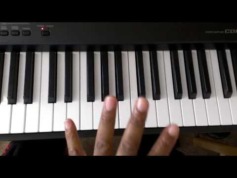 Major Scales: How to Play B Major Scale on Piano (Right and Left hand)