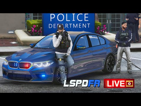 GTA 5 [LSPDFR LIVE 🔴] - Unmarked 2018 BMW M5 - LSPD Patrol