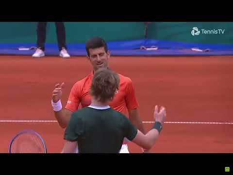 When Andrey rublev got his win against Djokovic in Serbia