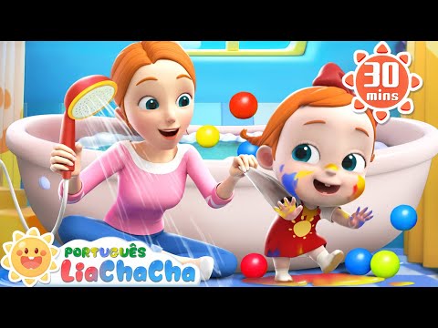Banho Divertido 🫧 | Canção do Banho | Hora do Banho | LiaChaCha em Português - Músicas Infantis
