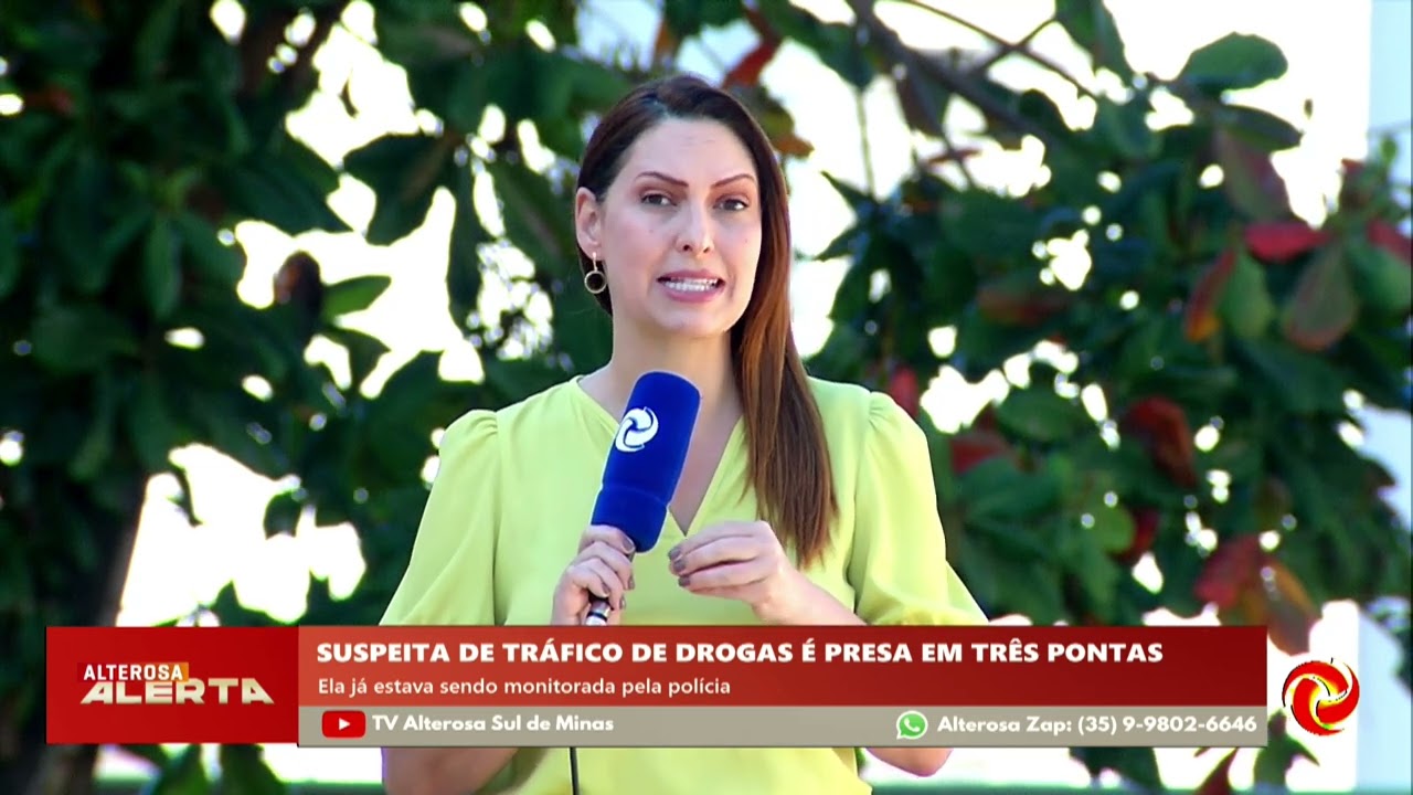 Mulher é presa no tráfico de drogas em Três Pontas
