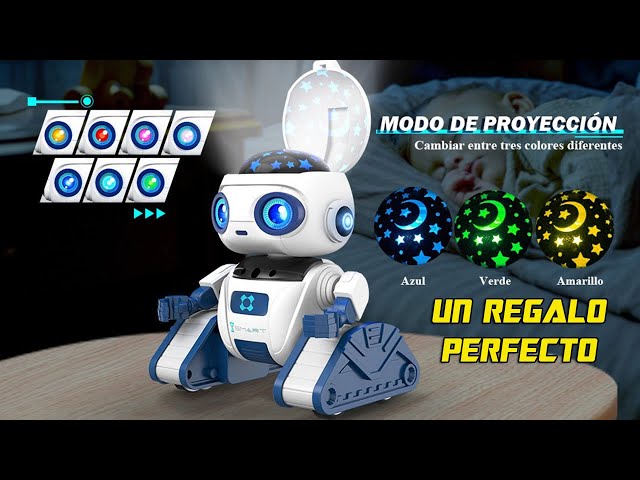 Vídeo relacionado con Ophy Robot para niños, Innovadora Función de Proyección, Robot Teledirigido con Control de Gestos, Ojos LED, Música, Juguetes Robots niños y niñas de 3 4 5 6 7 8 9 10 11 12,Víspera de Todos los Santos