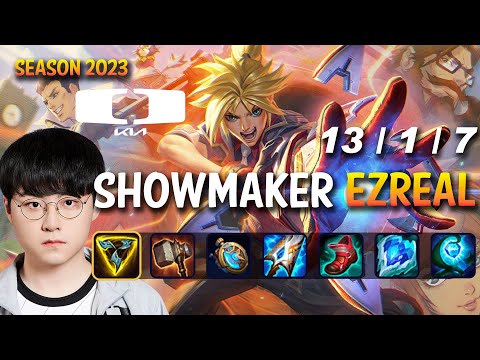 DK Showmaker EZREAL vs DRAVEN ADC - Patch 13.16 KR Ranked