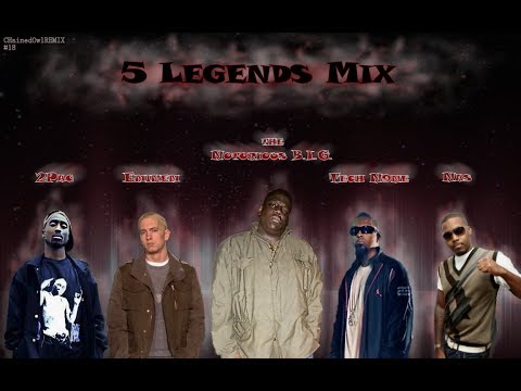 5 Legends MIX (2Pac, Eminem, Biggie, Tech N9ne & Nas)