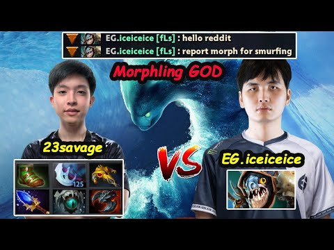 23savage Morphling Master Replicate SEA GOD CARRY vs EG.iceiceice Slark OFFLANE Dota 2 Gameplay 7.28