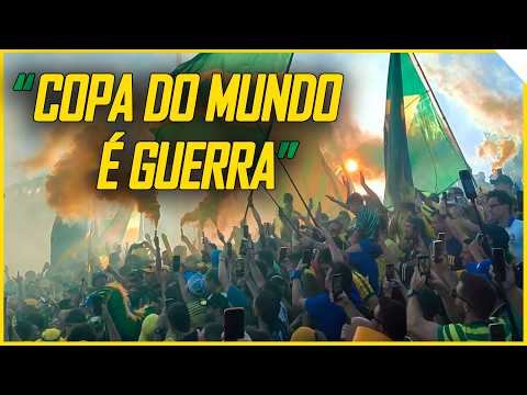 O NOVO GRITO DA TORCIDA DO BRASIL "COPA DO MUNDO É GUERRA!"