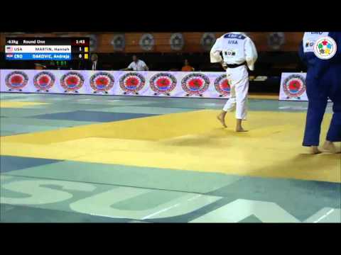 Hannah MARTIN (USA) Vs Andreja DAKOVIC (CRO) - Judo Grand Prix Samsun 2014 [-63kg]