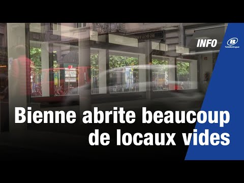 Bienne abrite beaucoup de locaux vides