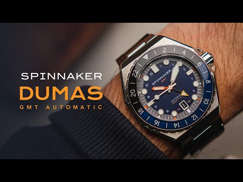 Spinnaker Dumas SP-5119-44 Cobalt Crimson Automatic Black Dial Stainless Steel Strap + Extra Strap-1