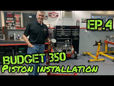 BUDGET 350 Chevy DIY How to install Pistons and Rings in your SBC