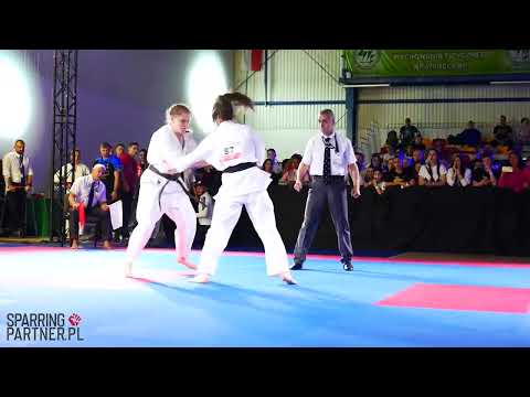 Maryna Skamarokhova vs Bożena Wojtanowska | -65kg | 36th European Karate Kyokushin Championships