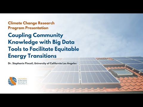 Coupling Community Knowledge with Big Data Tools to Facilitate Equitable Energy Transitions