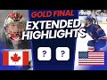Canada vs USA Gold Final EXTENDED Highlights | 2024 IIHF U18 World Championship