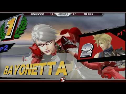 VS Weekly 2/23/17 - Losers 8ths - Deafstar (Cloud) vs. Child (Bayonetta) - Smash 4