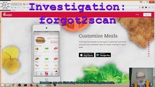 Investigation: forgot2scan