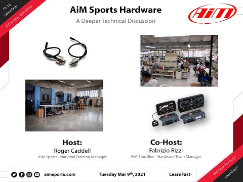 2-10 AiM Sports Hardware - Live Webinar with Fabrizio Rizzi - 3/9/2021
